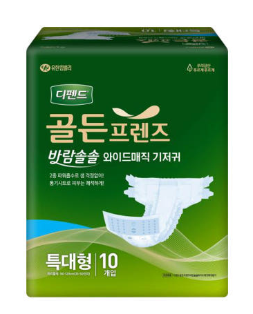 디펜드 골든프렌즈 특대형(10매X6팩)60매