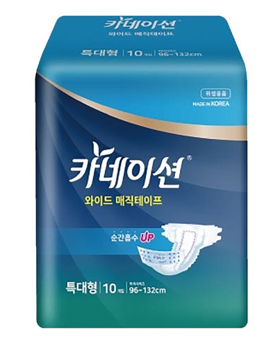 카네이션 겉기저귀 와이드 매직 특대형 10개입X8팩 80매