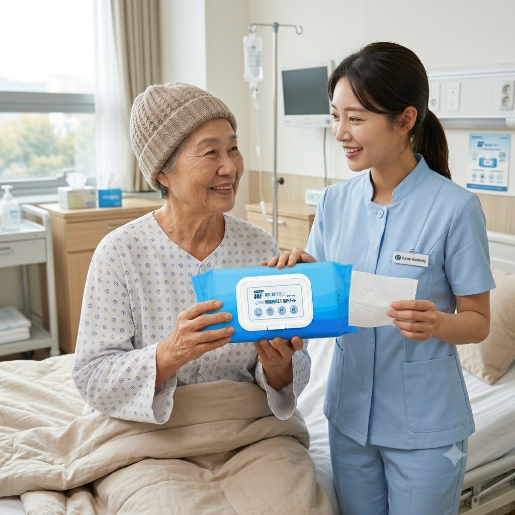 메디컬프랜즈 프리미엄 엔젤페더 물티슈 60매 20개입
