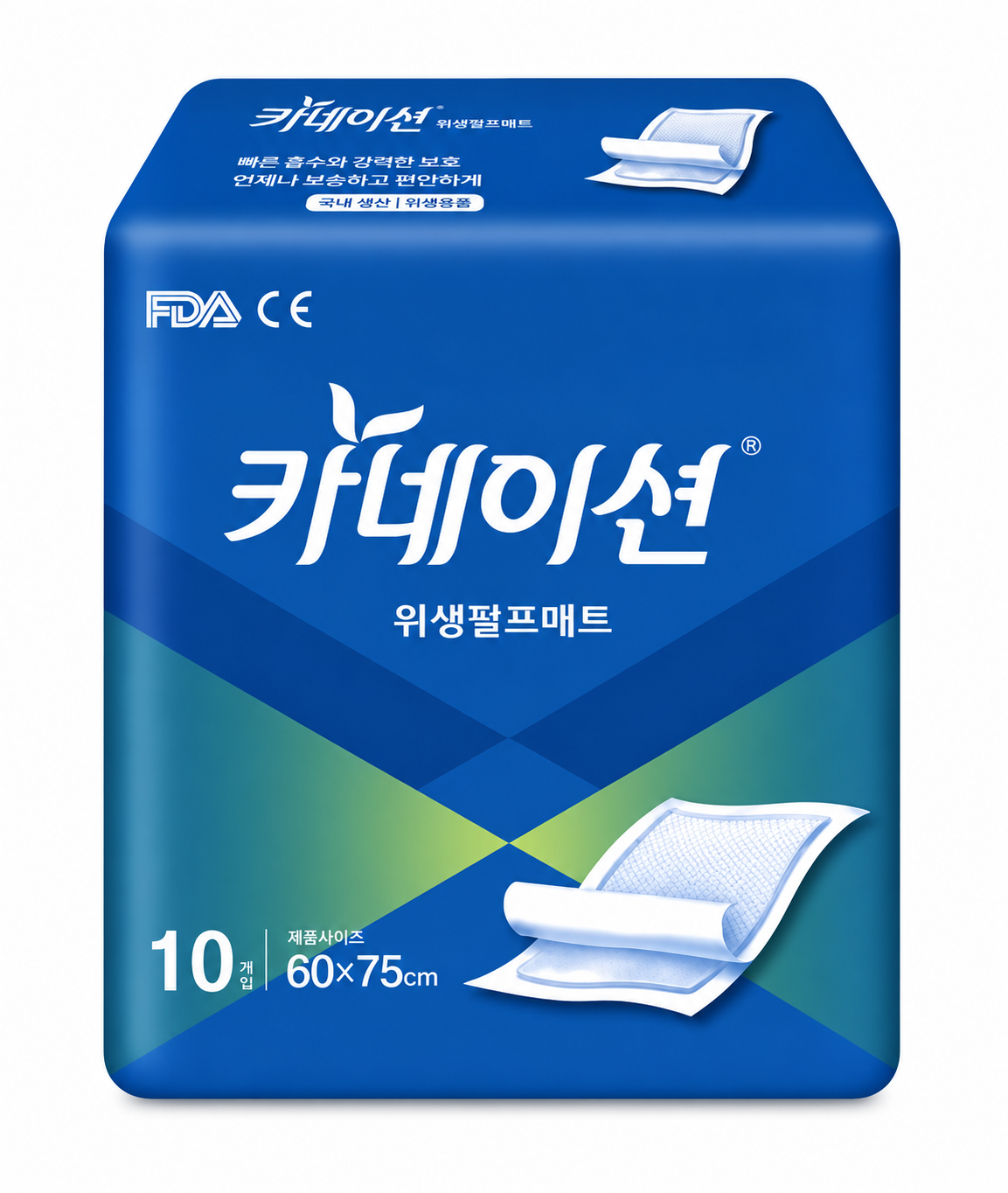 카네이션 위생매트 침대 방수 깔개매트 200매 10매X20팩