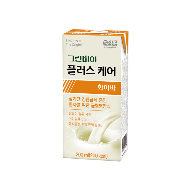 그린비아 플러스케어 화이바 200ml x 24팩